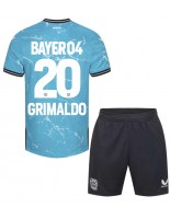 Bayer Leverkusen Alejandro Grimaldo #20 Alternativní dres pro děti 2023-24 Krátký Rukáv (+ trenýrky)